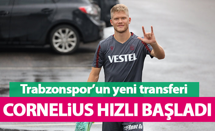 Trabzonspor'un yeni transfer Cornelius hızlı başladı
