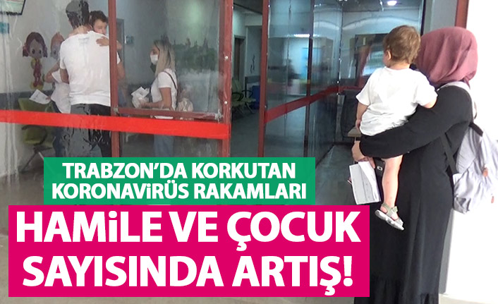 Trabzon’da koronavirüse yakalanan çocuk ve hamile sayısında artış