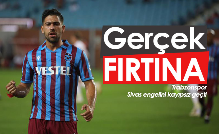 Trabzonspor Sivasspor engelini kayıpsız geçti