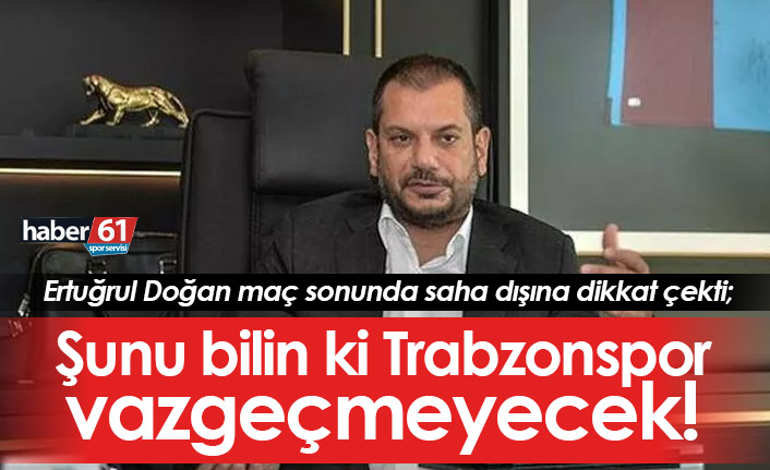 Maç sonrası dikkat çeken mesaj: Saha dışında mücadele bizi bekliyor!