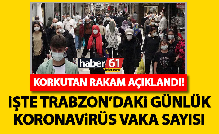 Trabzon'da koronavirüs vakalarında korkutan artış! Günlük rakam tedirgin etti