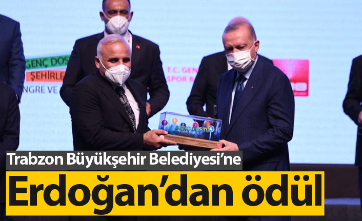 Erdoğan'dan Zorluoğlu'na ödül