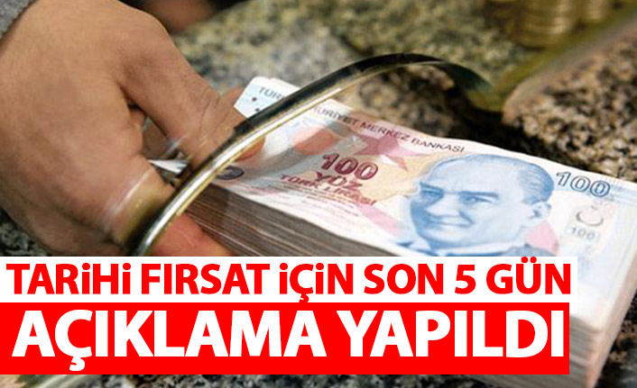 SGK'dan yapılandırma açıklaması: Son 5 gün