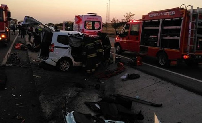 Konya'da katliam gibi kaza: 6 ölü!