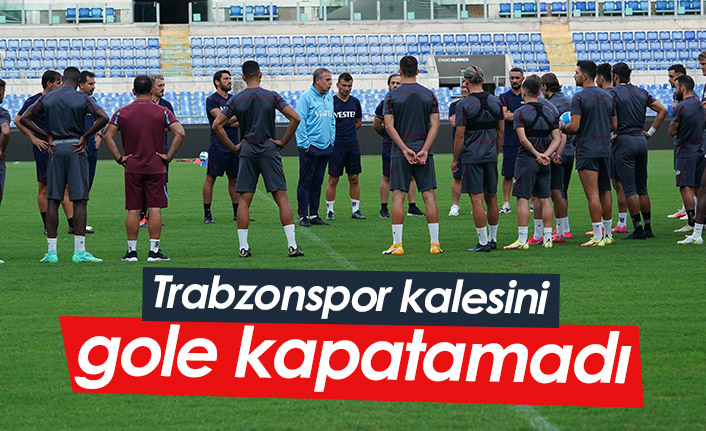 Trabzonspor kaleyi kapatamıyor