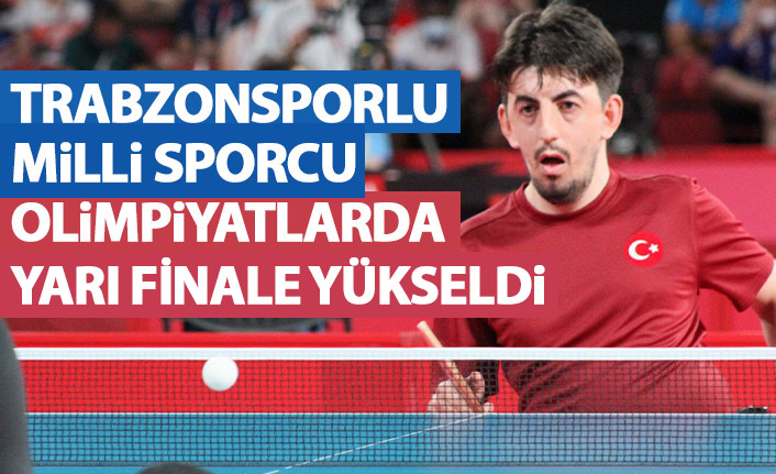 Trabzonsporlu sporcu yarı finalde