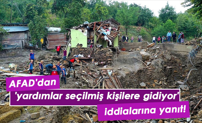 AFAD'dan 'yardımlar seçilmiş kişilere gidiyor' iddialarına yanıt!