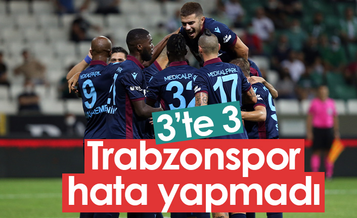 Trabzonspor Giresun'da 3'te 3 yaptı