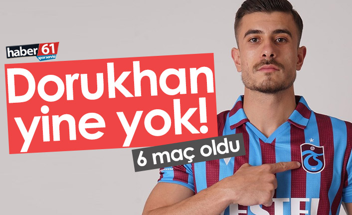 Trabzonspor'da Dorukhan Toköz yine yok