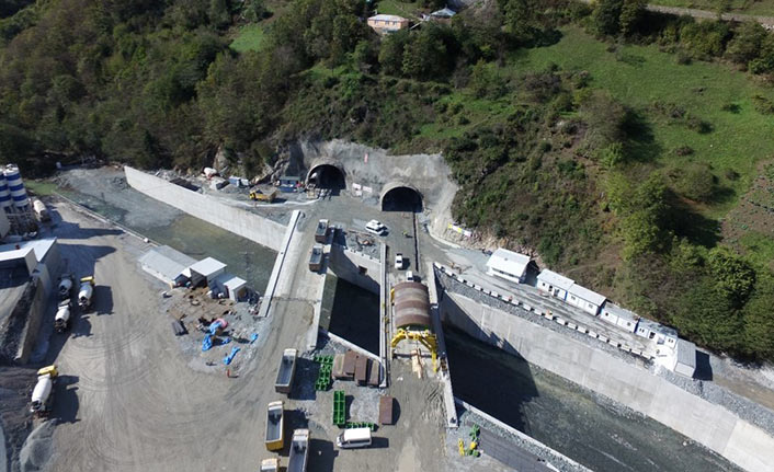 Zigana tünelinde sona doğru