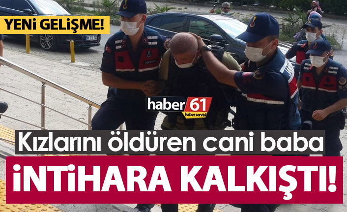 3 çocuğunu öldüren cani baba intihara kalkıştı