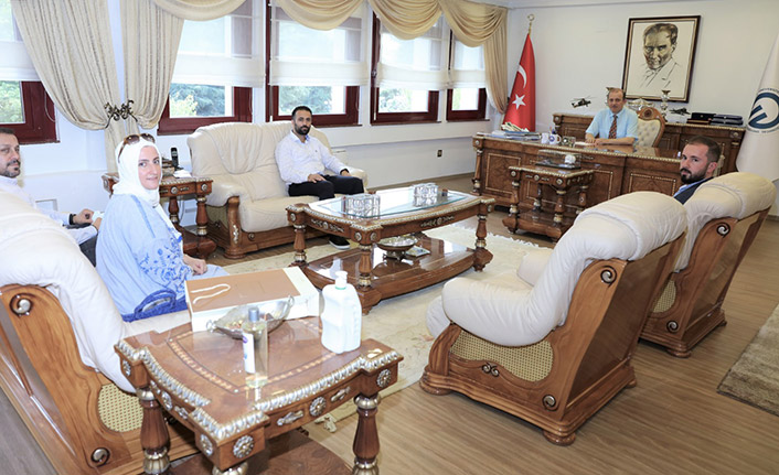 Deva Partisi’nden KTÜ Rektörüne ziyaret