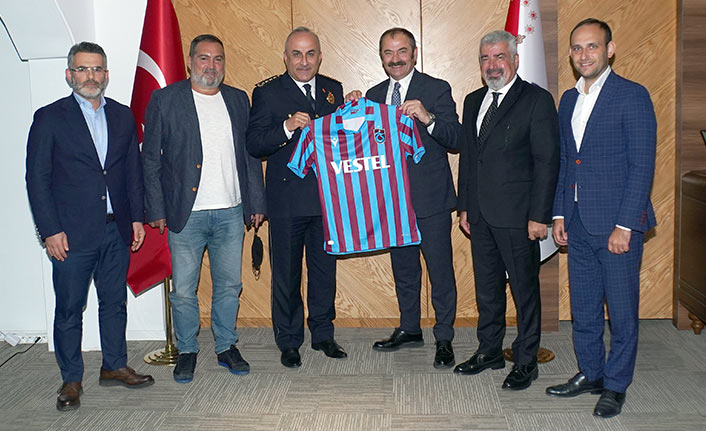 Trabzonspor'dan Emniyet Müdürü Aydoğan'a ziyaret