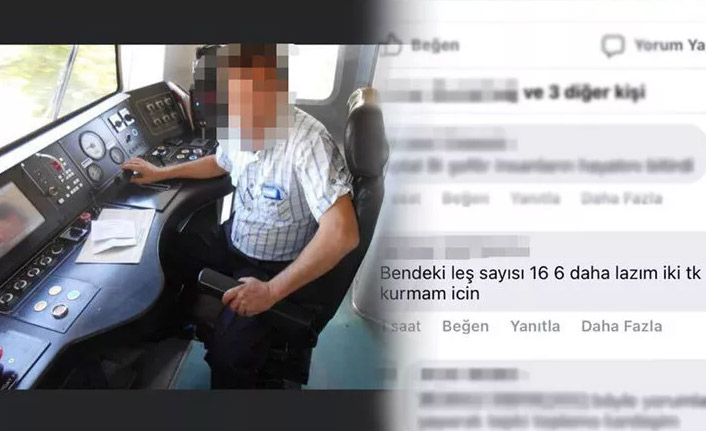 Kazayla ilgili iğrenç yorum: Bendeki leş sayısı 16, 6 daha lazım