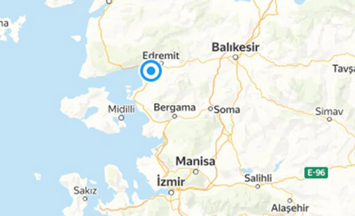 Edremit Körfezi’nde korkutan deprem!