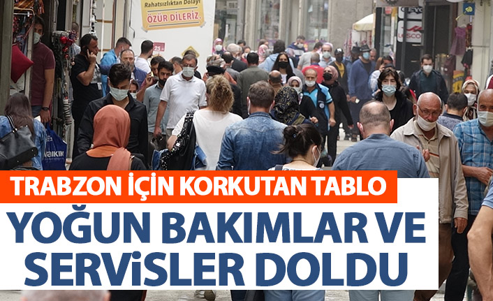 Koronavirüs vakasında artış sürüyor! Trabzon'da servis ve yoğun bakımlar doldu
