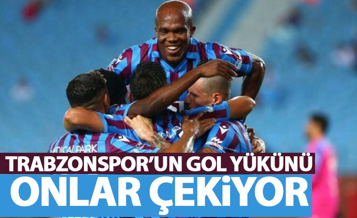 Trabzonspor'un gol yükünü onlar çekiyor