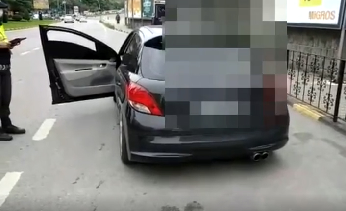 Trabzon’da abart egzoz operasyonları! 1 araç daha men edildi