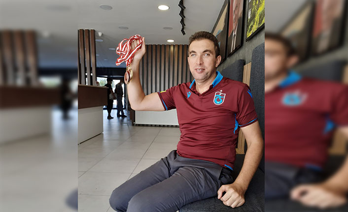 Trabzonlu sporcu İstanbul’dan altın madalyayla döndü