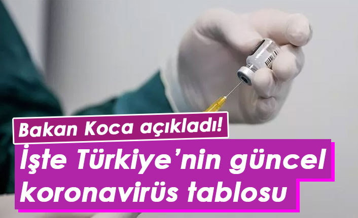 Güncel koronavirüs tablosu açıklandı: Dünden bugüne fark var