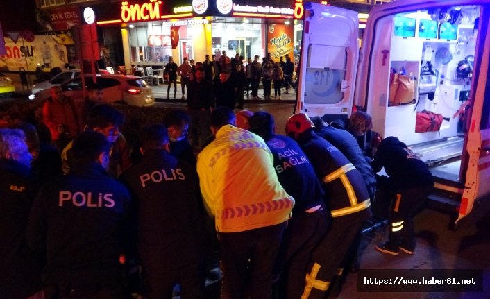 Şüpheli aracı kovalayan polis otosu devrildi!