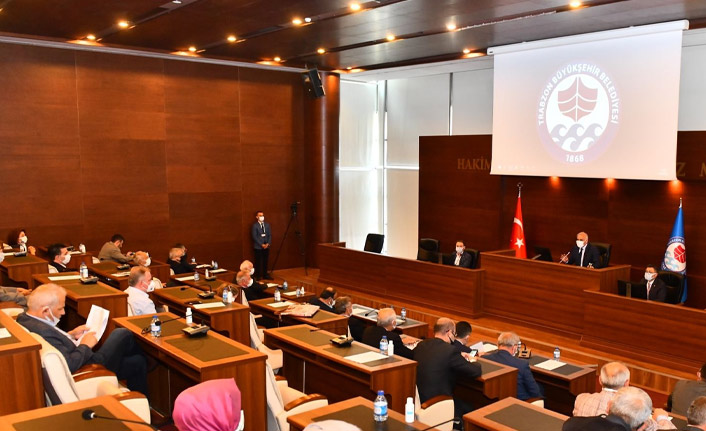 Trabzon Belediye meclisi toplantıları sona erdi