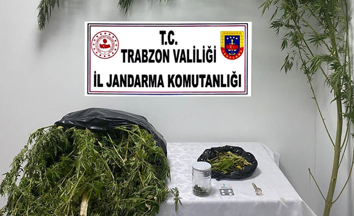 Trabzon’da uyuşturucu operasyonu! Bu kez kilo ile yakalandı