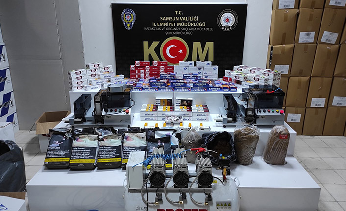 Kaçak tütün ele geçirildi