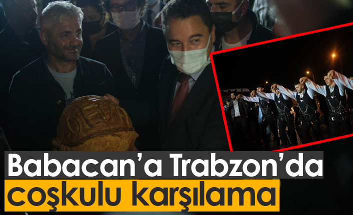 Ali Babacan'a Trabzon'da Coşkulu Karşılama