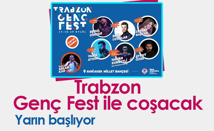 Trabzon Genç Fest ile coşacak