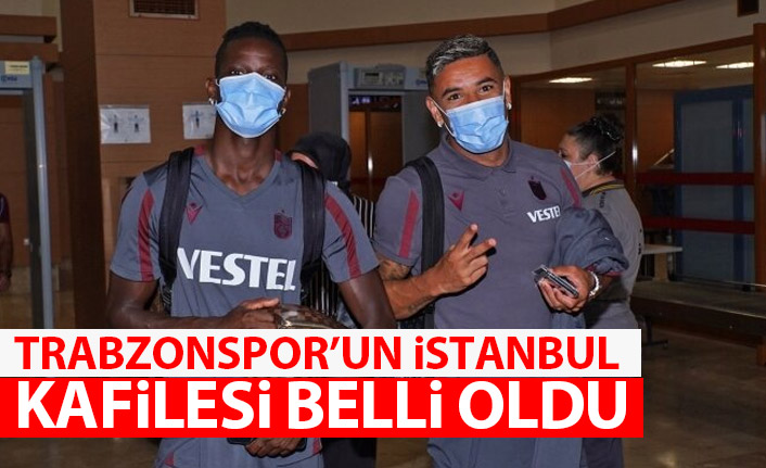 Trabzonspor'un Kasımpaşa kadrosu açıklandı