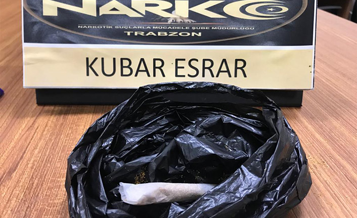 Trabzon'da eve yapılan operasyonda uyuşturucu ele geçirildi