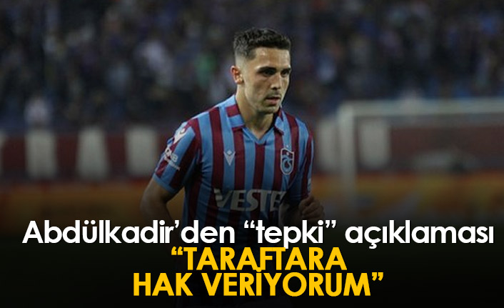 Abdülkadir Ömür'den taraftar açıklaması: Hak veriyorum