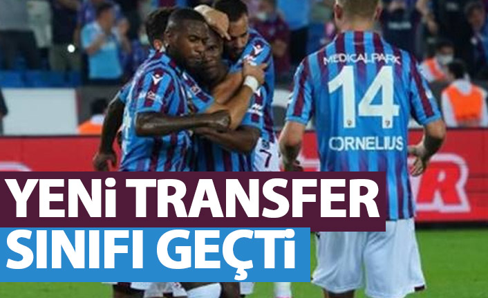 Trabzonspor'da Denswil sınıfı geçti