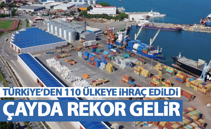 Türkiye'den 110 ülkeye ihraç edildi! Çayda rekor gelir