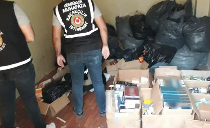 1 milyon lira değerinde kaçak tütün ve tütün mamülü ele geçirildi