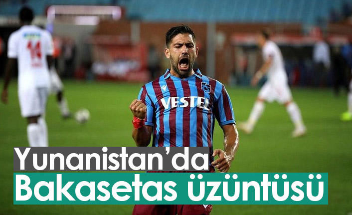 Yunan ekibinde Bakasetas üzüntüsü