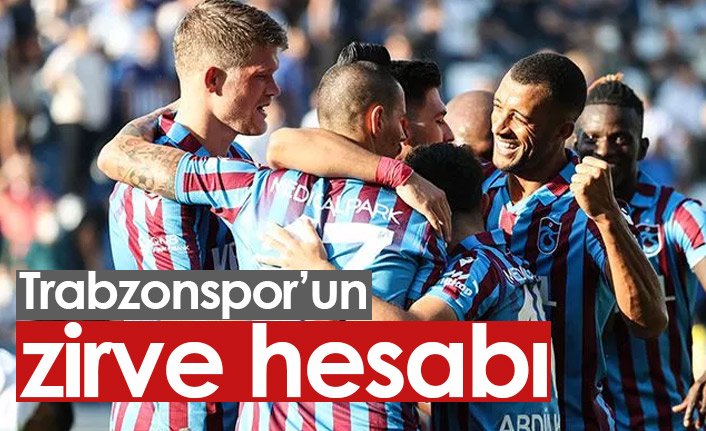 Trabzonspor zirve hesabı yapıyor