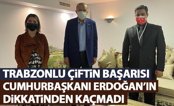 ABD'de yaşayan Trabzonlu çifte Cumhurbaşkanı Erdoğan'dan jest
