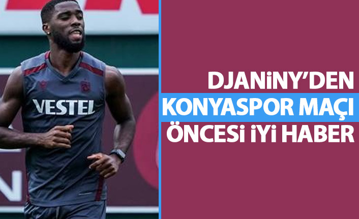 Trabzonspor'un golcüsünden güzel haber