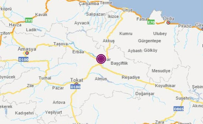 Tokat'ta korkutan deprem!