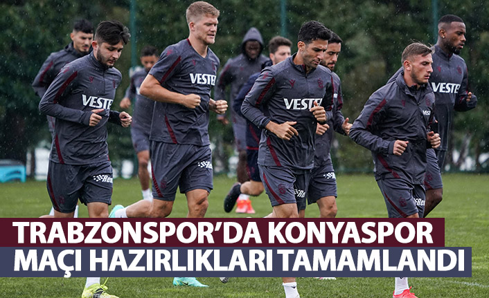 Trabzonspor, Konyaspor Deplasmanı Öncesi Hazırlıklarını Tamamladı
