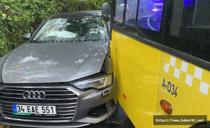 Yağmur kazaları beraberinde getirdi