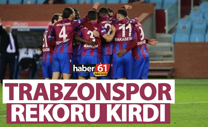 Trabzonspor rekoru kırdı!