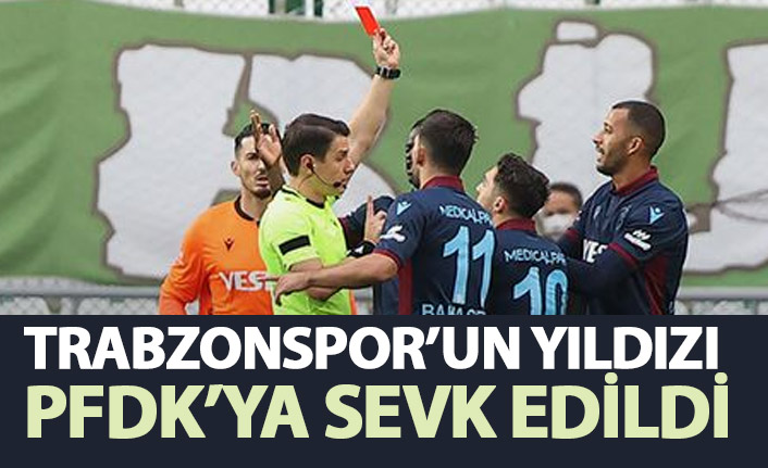Trabzonsporlu isim PFDK'ya sevk edildi