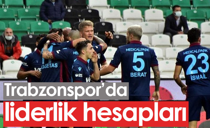 Trabzonspor'da liderlik hesapları