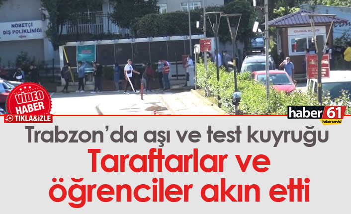 Trabzon'da PCR testi yoğunluğu oluştu