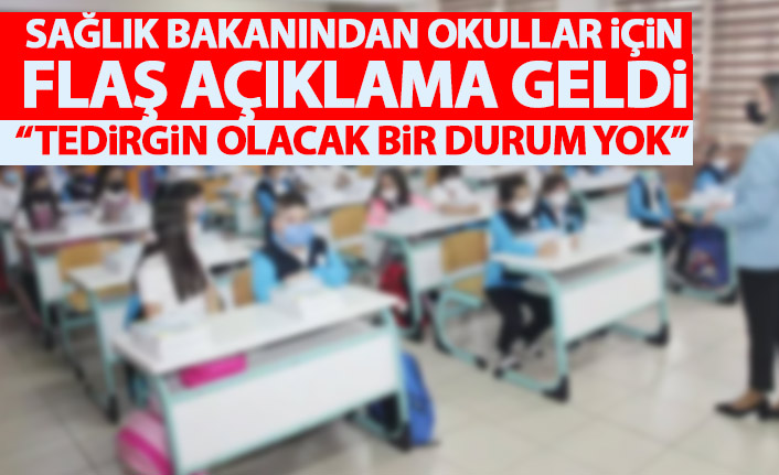 Sağlık Bakanı Koca'dan yüz yüze eğitim açıklaması: Tedirgin olacak bir durum yok!