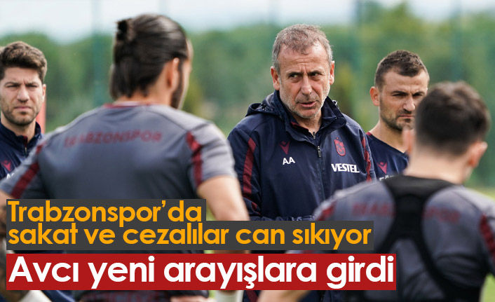Trabzonspor'da sakat ve cezalılar moral bozuyor