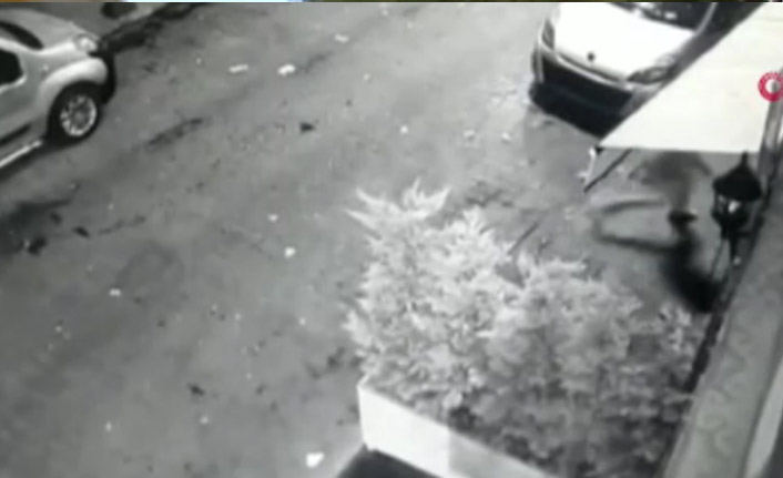 Kınadaki cinayet anları kamerada